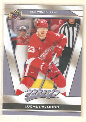 Lucas Raymond 2025-26 UD MVP Base Card #123 Red Wings