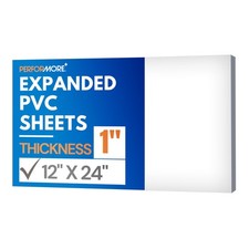 - Expanded PVC Sheet - Lightweight Rigid Foam - 25mm 1-Inch - 12 x 24 inche...