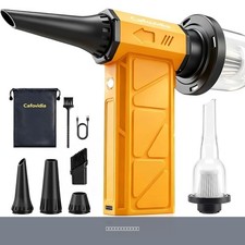 Compressed Air Duster Vacuum, 2-in-1 Electric Air Duster