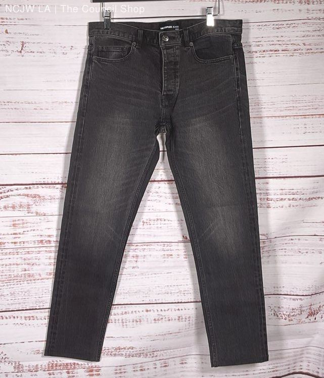 The Kooples Slim Japanese Denim Jeans Black 30