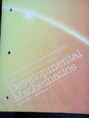 Notebook to Accompany Developmental Mathematics: Custom for Liberty Univ.