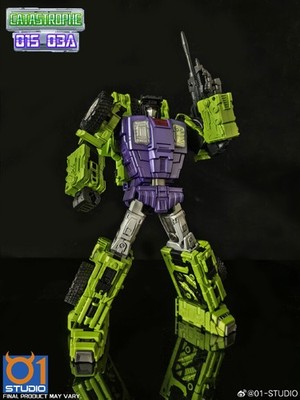 In Stock 01-Studio 01S03A Catastrophe Scrapper Devastator Combiner Action Figure