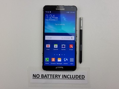 Samsung Galaxy Note 3 (SM-N900V) 32GB - Black (GSM Unlocked) Smartphone - H3283