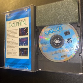 Sonic CD For Sega CD CIB Complete Vintage Collectible Excellent Condition Item