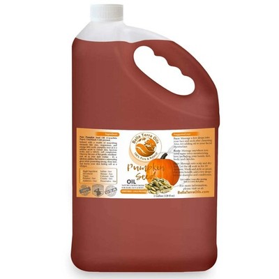 Natural Cold-Pressed Pumpkin Seed Oil 100% Pure Skin Hair Nails Face, High Zinc