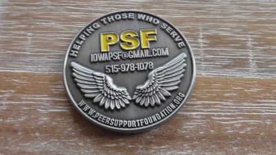 PSF Peer Support Foundation First Responders Wellness Challenge Coin #E408