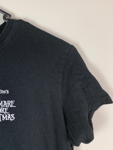 Nightmare Before Christmas T-Shirt Womens XL Black Graphic Regular Fit Casual - Picture 10 of 16