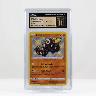 shiny falinks pokemon card V - SV115/SV122 Shining Fates FULL ART Fighting / 110 / Basic Attack 1 2021 Pokemon Shining Fates #SV115