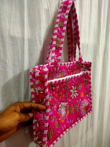 Handmade Laptop Bag Cotton Hand Block Floral Print Size 11.5x15x2 inch - 第 11/13 張圖片