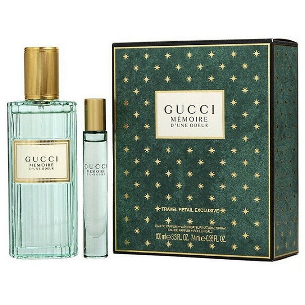 GUCCI Mémoire d'une Odeur 100ml 2点 Memoire D'une Odeur By Gucci 2 Pieces Set Women 3.3 oz & 0.25 oz