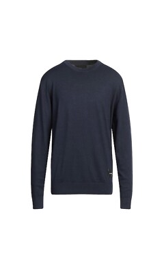 Pullover men crew neck John Richmond size XL blue
