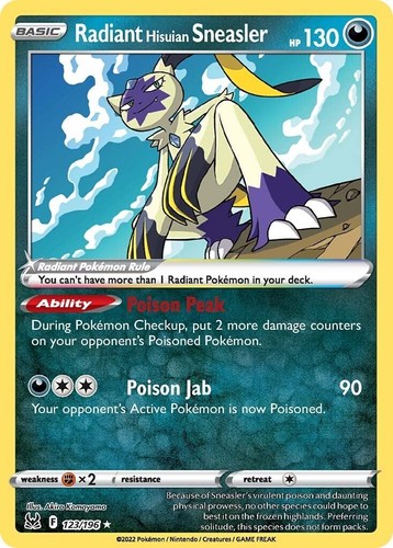 Pokemon Card Radiant Hisuian Sneasler Shiny Rare K 046/071 s10a