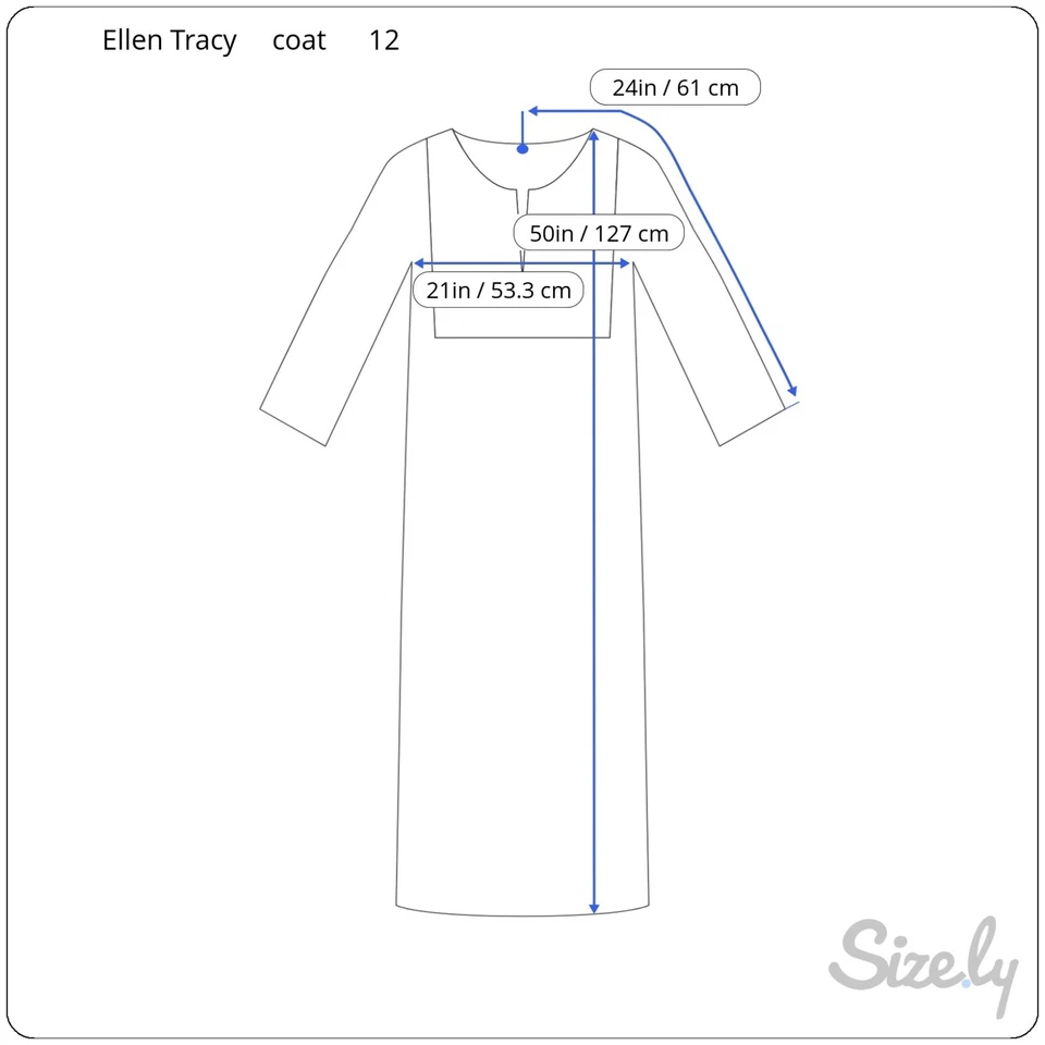 Abrigo Ellen Tracy para mujer 12 negro ribete de piel sintética mezcla de lana botón a presión Foto 2 de 4
