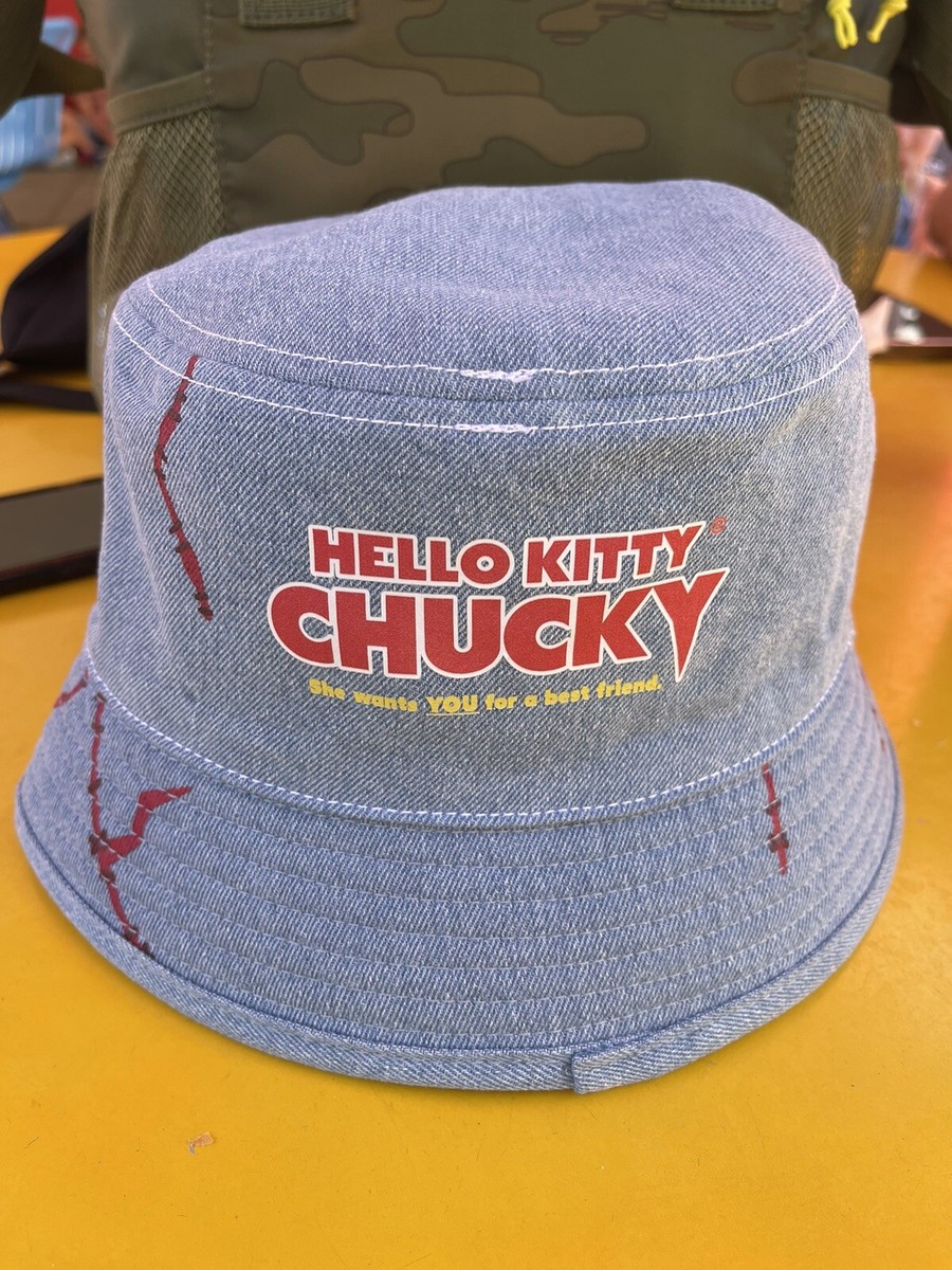 2023 Universal Studios Halloween Horror Nights Hello Kitty Chucky Bucket Hat‎ s-l400.jpg main image 2