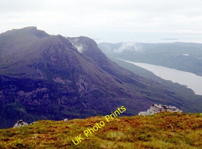 Photo 6x4 Beinn a' Chlaidheimh summit ridge Looking to Beinn Dearg M�r. c1977
