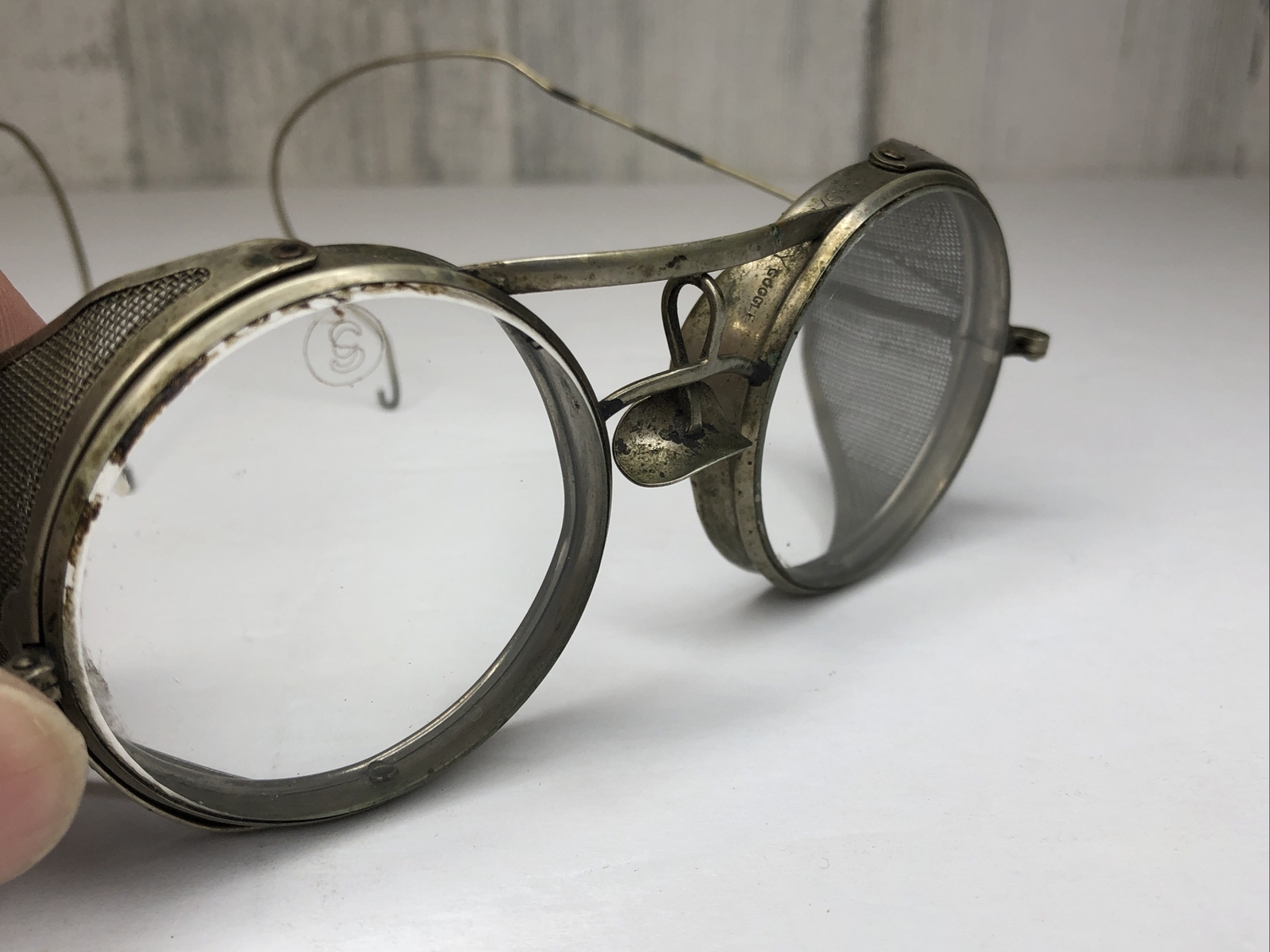 Vintage Kings Safety Glasses Goggles Motorcycle Steam… Gem