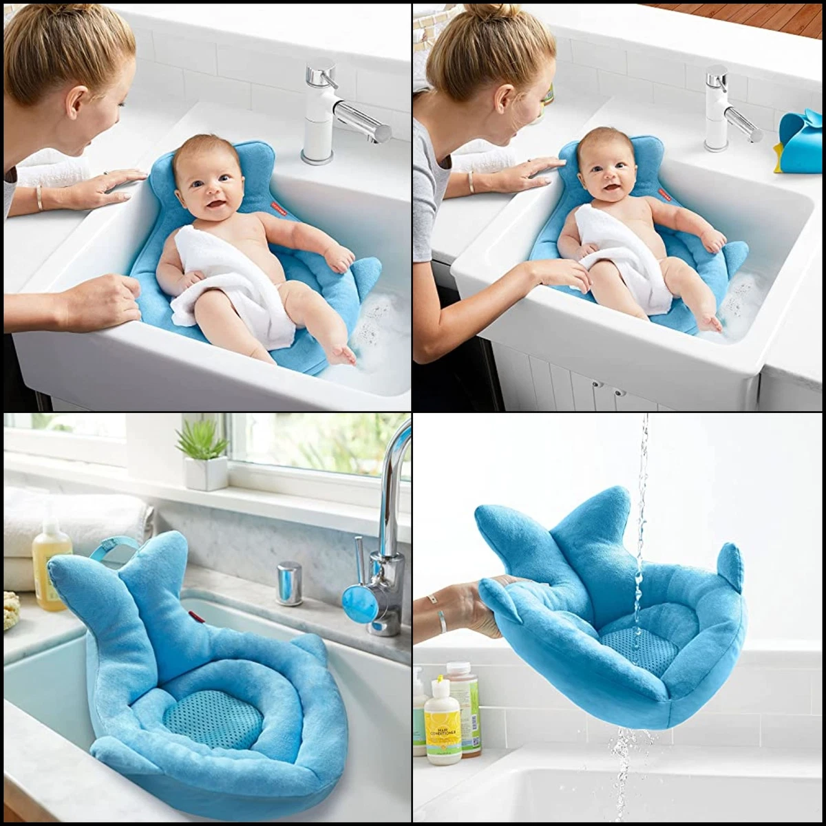 Skip Hop Moby Sink Bath Cushion - blue, Nursery