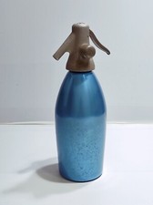 Bottiglia Seltz vintage USATA con sifone – S.A.C.C.A.B. Milano Brevettato