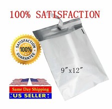 400 9X12 White Poly Mailer Self Sealing Shipping Envelopes Bags - ST ShipMailers