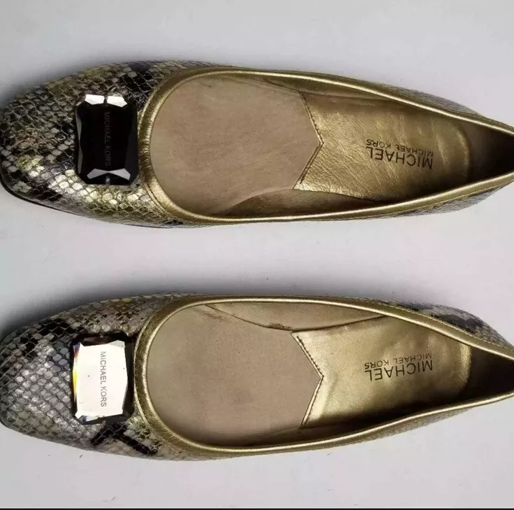 Michael kors flat cheap heel shoes