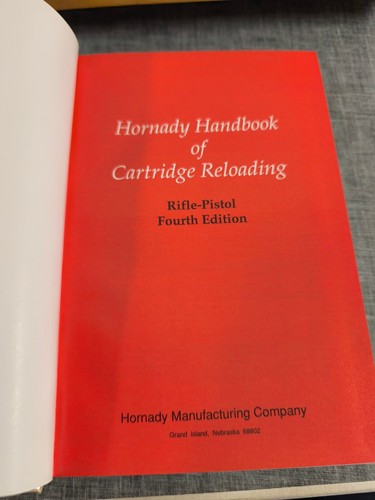 Hornady Handbook Of Cartridge Reloading - Rifle-Pistol Fourth Edition Vol. 1+2 - Bild 3 von 10