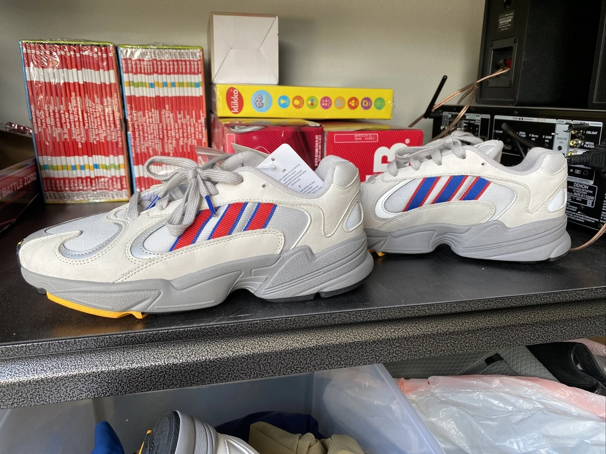 Adidas Originals Yung-1 CG7127 Grey Blue Red Kansas Size 8.5 |