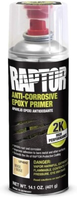 U-POL Raptor 2K Anti-Corrosive Epoxy Primer Beige Aerosol 450ml