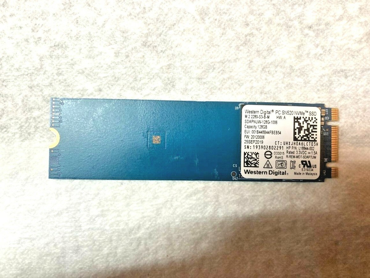 Western Digital 128GB PC SN520 NVMe M.2 2280 SSD | eBay