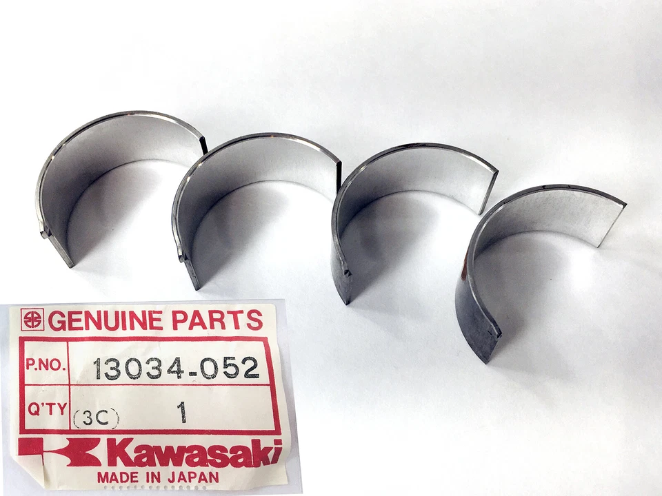 JUEGO DE 4 RODAMIENTOS DE VARILLA KAWASAKI KZ400 KZ650 KZ750 (MARRÓN) 13034-052 NOS Foto 2 de 2