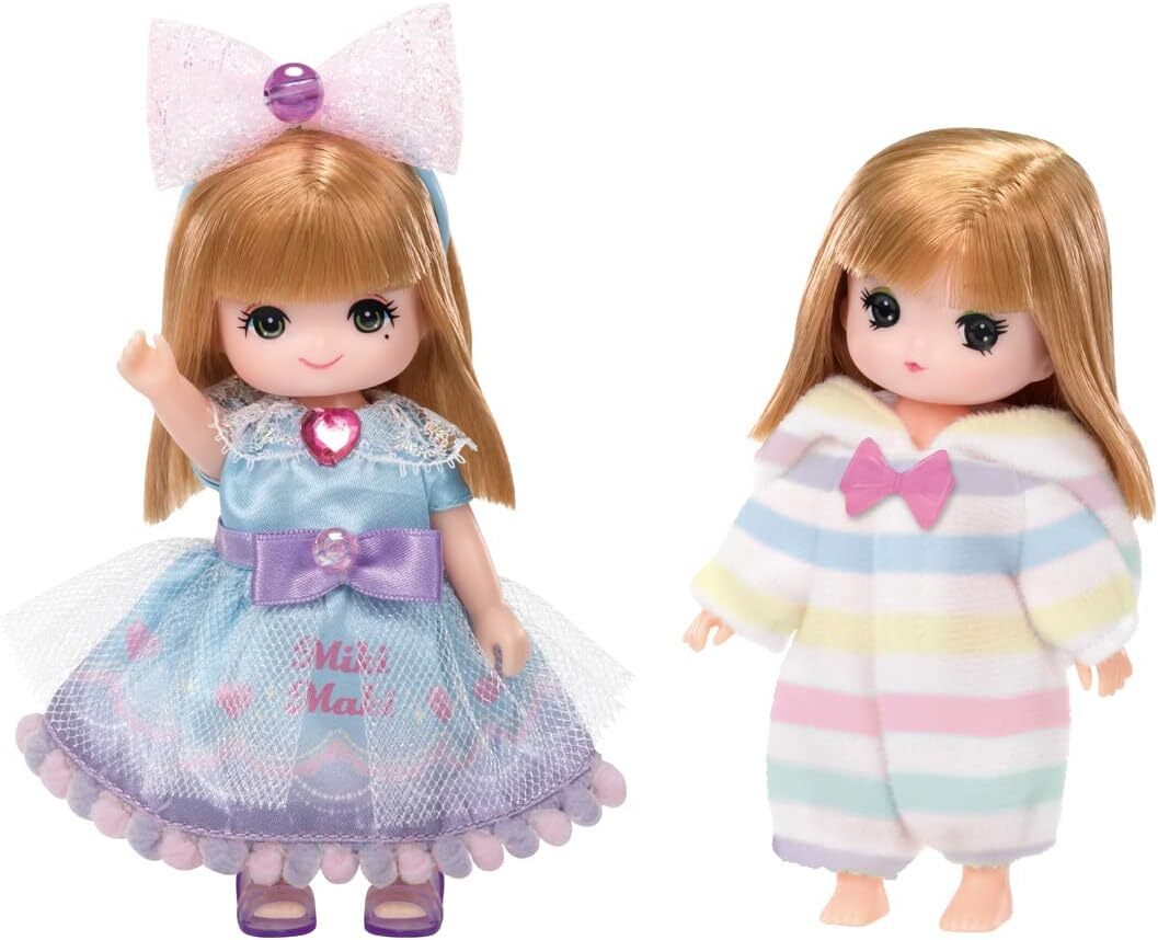 Takara Tomy Rika-chan Dress LW-21 Miki-chan Maki-chan Dress Set