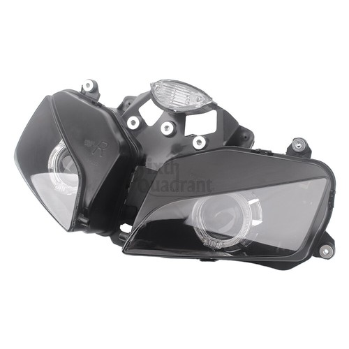 Scheinwerfer Weiße + rote LED Doppelte Engelsaugen Für Honda CBR600RR / F5 03-06 - Picture 10 of 23