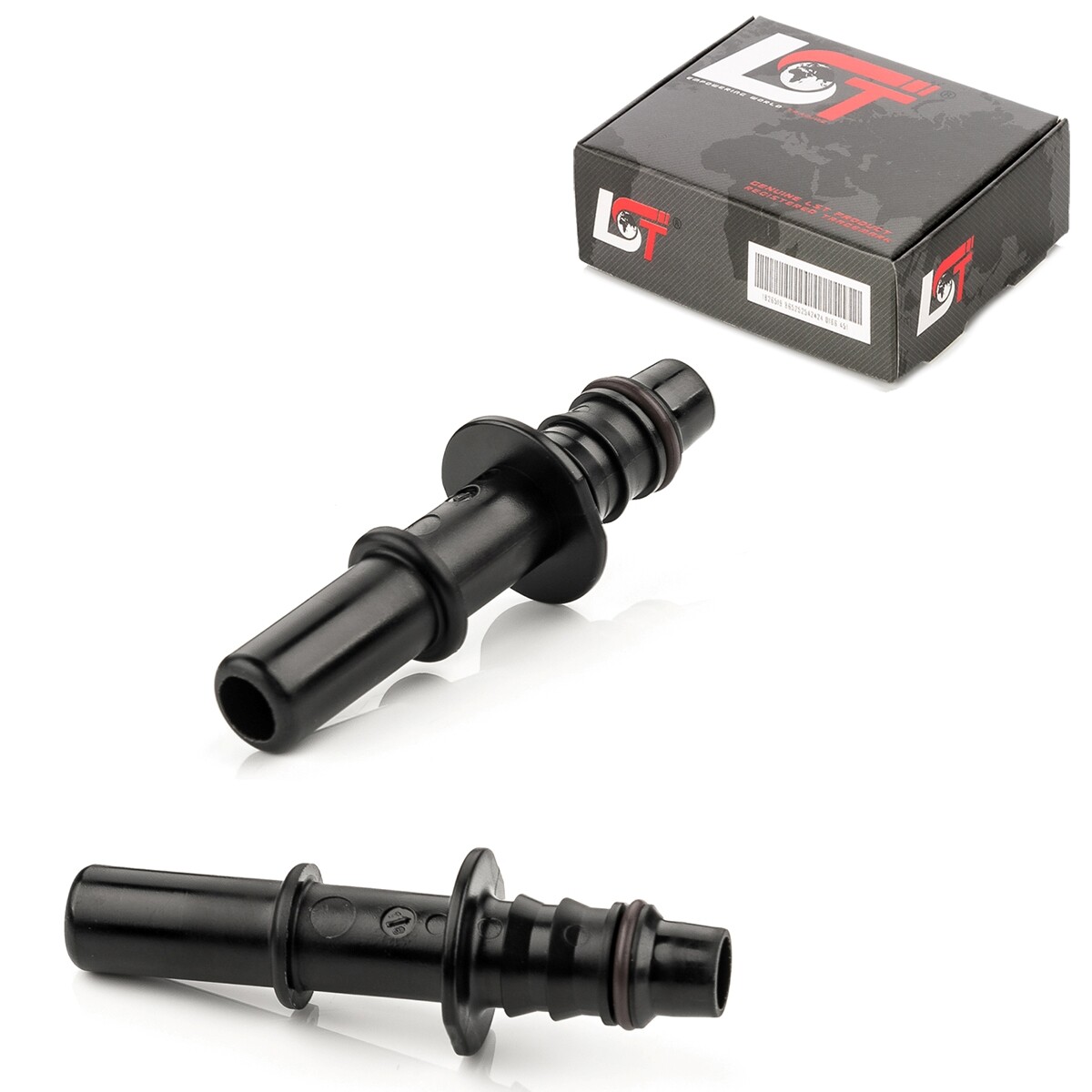 2x Counterpart Quick Release Straight Fuel Line 9.49 x 9mm for VAUXHALL