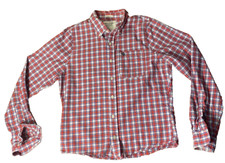 Abercrombie  Fitch Long Sleeve Shirt Mens Large Button Up Plaid Muscle