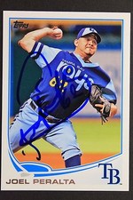 Tampa Bay Rays Joel Peralta Signed 2013 Topps Autograph Card #US6 TOUGH 106
