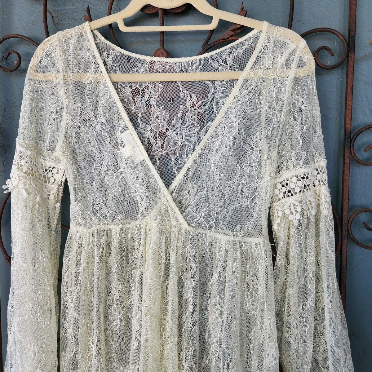 Taylor & Sage Ivory Lace Dress Sz S | eBay