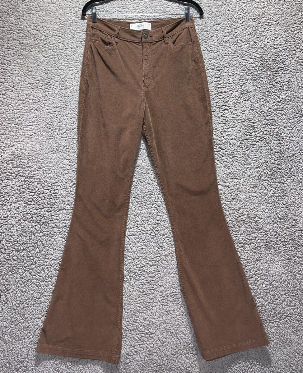 Hollister Corduroy Flare Pants 9L 29x33 Ultra High Rise Bell