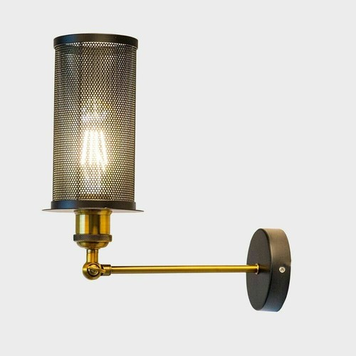 Vintage Retro Industrial Black Wall Light Shade Sconce E27 Modern Wall