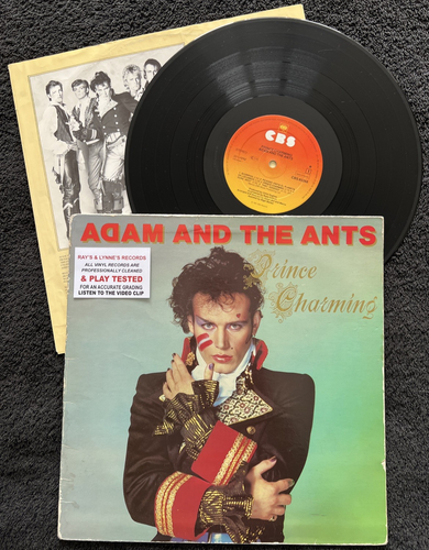 Adam And The Ants – Prince Charming LP GATEFOLD/INNER 1981 TESTED VG*/VG VIDEO
