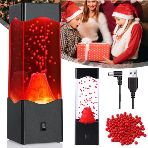 Lava Lampe Leuchte Aquarium Nachtlicht Stimmungslicht Tischlamp Deko NEU - Bild 17 von 19