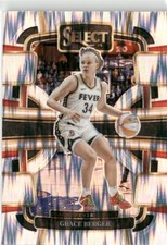 2023-24 Panini Select WNBA Silver Flash Grace Berger Indiana Fever #50 Parallel
