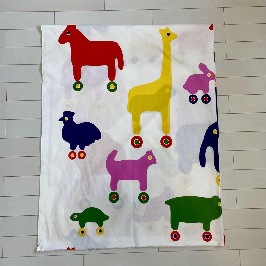 レアアイテム◆marimekko◆Ostjakki バスローブ コットンリネン Marimekko Rulla Fabric Katsuji Wakisaka Rare Design 175cm