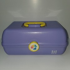 Caboodles Woman’s Makeup Case | Retro Purple | Complete Mirror Storage USA Made