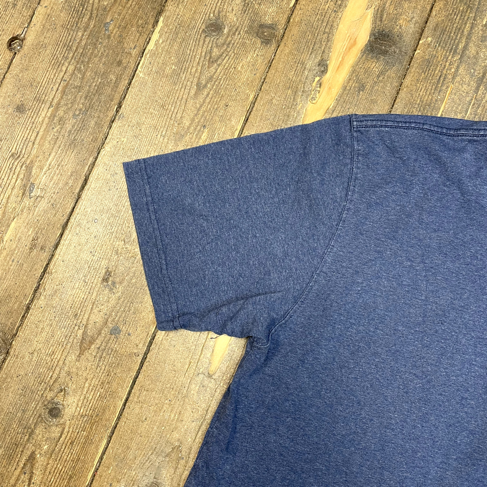 Carhartt T-Shirt Mens Y2K USA Short Sleeve Pocket Workwear Tee, Blue, Medium image 5