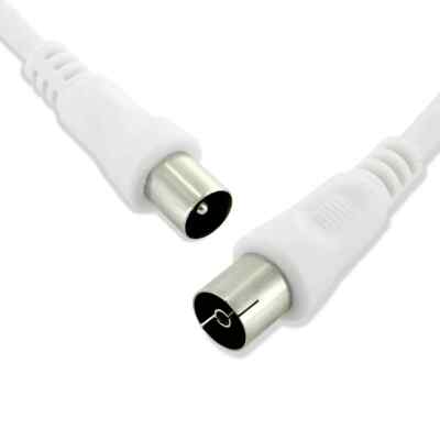 4 x TV Antenna Extension Cable PAL Male to Female Aerial Flylead Cord 1.5m