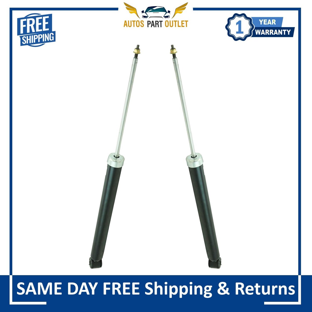 PAIR Rear Shock Absorber LH + RH Fit BMW E65 E66 745 750 2002 - 2008