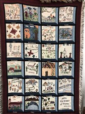 Woven Throw Blanket Christianity World Outreach Ministry USA Made