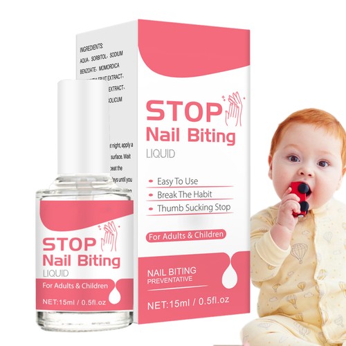 48g Nail Biting Prevention Polish Oz Nail Bite Stopper Stop Nail Biting Polish - Picture 3 of 11