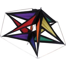 Kite Rainbow Astro Star 44" x 35" Single Line Box Kite..26.50.... PR 11226 
