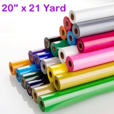 20" x 21 Yard PVC PET Digital Heat Press Cut Transfer Vinyl Film 1 Roll New
