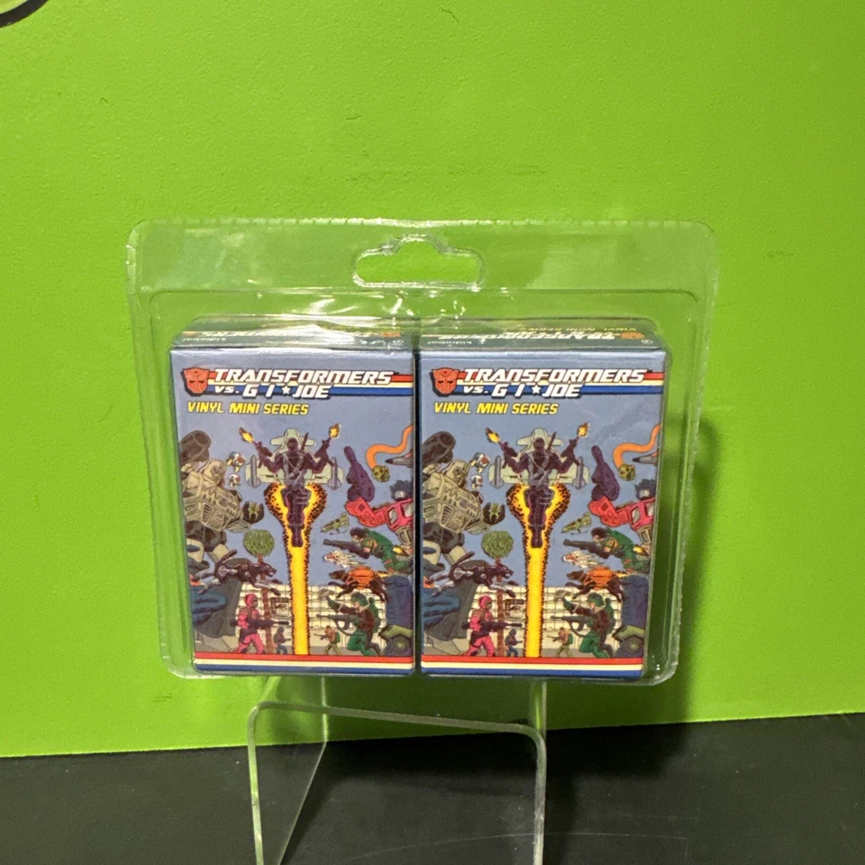 Kidrobot Hasbro 3" Vinyl Figure Transformers vs. G.I. Joe Vinyl Mini Series Set - Image 3 of 4